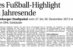 38.Rottenburger Stadtpokal 2013 | Pressestimmen