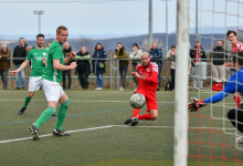 Stefan Seidel (FC Rottenburg, #07) beim Torschuss, FC Rottenburg vs. SV Wurmlingen, Fussball, Bezirksliga Alb, 21. Spieltag, Saison 2023/24, 17.03.2024
Foto: Ralph Kunze