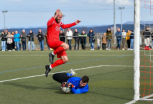 Stefan Seidel (FC Rottenburg, #07), Pascal Haug (SV Wurmlingen, #01, Torwart), FC Rottenburg vs. SV Wurmlingen, Fussball, Bezirksliga Alb, 21. Spieltag, Saison 2023/24, 17.03.2024
Foto: Ralph Kunze