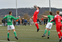 Kopfball von Bernd Kopp (FC Rottenburg, #04), FC Rottenburg vs. SV Wurmlingen, Fussball, Bezirksliga Alb, 21. Spieltag, Saison 2023/24, 17.03.2024
Foto: Ralph Kunze
