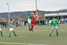 Kopfball von René Hirschka zum 3:2 (FC Rottenburg, #05, Kapitaen), FC Rottenburg vs. SV Wurmlingen, Fussball, Bezirksliga Alb, 21. Spieltag, Saison 2023/24, 17.03.2024
Foto: Ralph Kunze