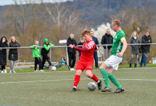 Torvorlage zum 4:2 von Lukas Behr (FC Rottenburg, #11), FC Rottenburg vs. SV Wurmlingen, Fussball, Bezirksliga Alb, 21. Spieltag, Saison 2023/24, 17.03.2024
Foto: Ralph Kunze