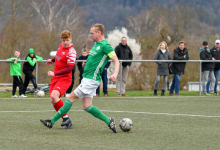 Torvorlage zum 4:2 von Lukas Behr (FC Rottenburg, #11), FC Rottenburg vs. SV Wurmlingen, Fussball, Bezirksliga Alb, 21. Spieltag, Saison 2023/24, 17.03.2024
Foto: Ralph Kunze