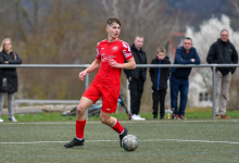 Jakob Bader (FC Rottenburg, #12), FC Rottenburg vs. SV Wurmlingen, Fussball, Bezirksliga Alb, 21. Spieltag, Saison 2023/24, 17.03.2024
Foto: Ralph Kunze