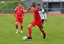 Moritz Rohrer (FC Rottenburg, #18),

FC Rottenburg vs. Anadolu SV Reutlingen, Fussball, Bezirksliga Alb, 25. Spieltag, Saison 2023/24, 21.04.2024

Foto: Eibner-Pressefoto/Ralph Kunze