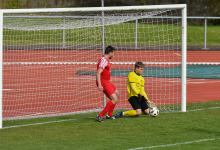 Moritz Rohrer (FC Rottenburg, #18),

FC Rottenburg vs. Anadolu SV Reutlingen, Fussball, Bezirksliga Alb, 25. Spieltag, Saison 2023/24, 21.04.2024

Foto: Eibner-Pressefoto/Ralph Kunze