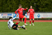 Moritz Rohrer (FC Rottenburg, #18),

FC Rottenburg vs. Anadolu SV Reutlingen, Fussball, Bezirksliga Alb, 25. Spieltag, Saison 2023/24, 21.04.2024

Foto: Eibner-Pressefoto/Ralph Kunze