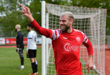 Moritz Rohrer (FC Rottenburg, #18),

FC Rottenburg vs. Anadolu SV Reutlingen, Fussball, Bezirksliga Alb, 25. Spieltag, Saison 2023/24, 21.04.2024

Foto: Eibner-Pressefoto/Ralph Kunze
