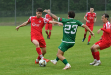# ,TSV Eningen/Achalm - FC Rottenburg, Fussball, Bezirksliga Alb, 27. Spieltag, Saison 2023/24, 15.05.2024, Foto: Eibner-Pressefoto/Ralph Kunze