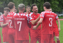 FC Rottenburg vs. Dettingen/Glems, Fussball, Bezirksliga Alb, 30. Spieltag, Saison 2023/24, 01.06.2024