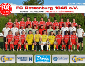 FC Rottenburg | Herren 1. Mannschaft | Landesliga 3 Württemberg | Saison 2024/25