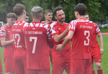 FC Rottenburg vs. Dettingen/Glems, Fussball, Bezirksliga Alb, 30. Spieltag, Saison 2023/24, 01.06.2024