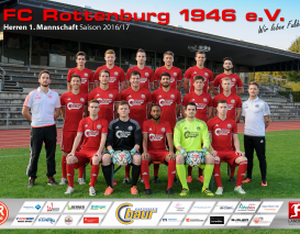 FC Rottenburg | Herren 1. Mannschaft (mit neuen Trikots) | Landesliga Staffel 3 | Saison 2016/17 (ab September 2016)