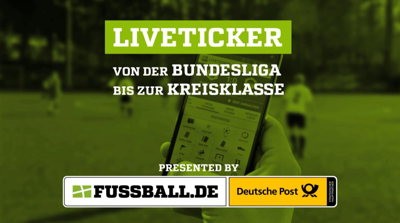 LIVE und schnell informieren mit dem LIVE-Ticker von DFBnet auf Fussball.de 